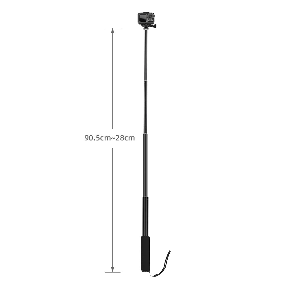 Selfie Stick Pole จับเวลาสําหรับ DJI Pocket 3/GoPro13 12 11 10 9 สําหรับ DJI Osmo Action 4/3 กล้อง Extension Rod อุปกรณ์เสริม