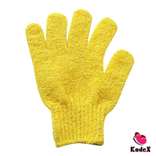 KDX ถุงมืออาบน้ำ ถุงมือขัดผิวอาบน้ำ ขจัดเซลล์ผิวเก่า พร้อมส่ง Glove-style bath towel