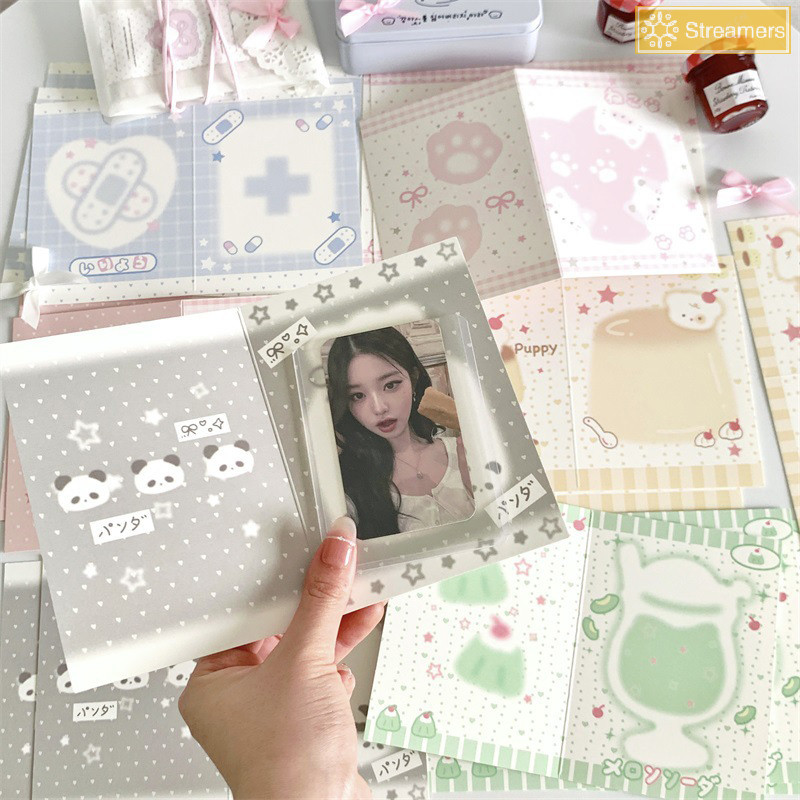 {Streamers} 10 ชิ้น/แพ็คสไตล์เกาหลีKpop Photo Cardกลับบรรจุภัณฑ์ชุดการ์ดบรรจุภัณฑ์ขายอัลบั้มไอดอลภาพแพคเกจของขวัญการ์ดอุปกรณ์ใหม่