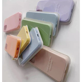 เคสกำมะหยี่ สำหรับ รุ่น iPHONE 16 15 14 13 12 11 Pro Promax เคสซิลิโคน กันเปื้อน Silicone Cover Case สีพาสเทล 024