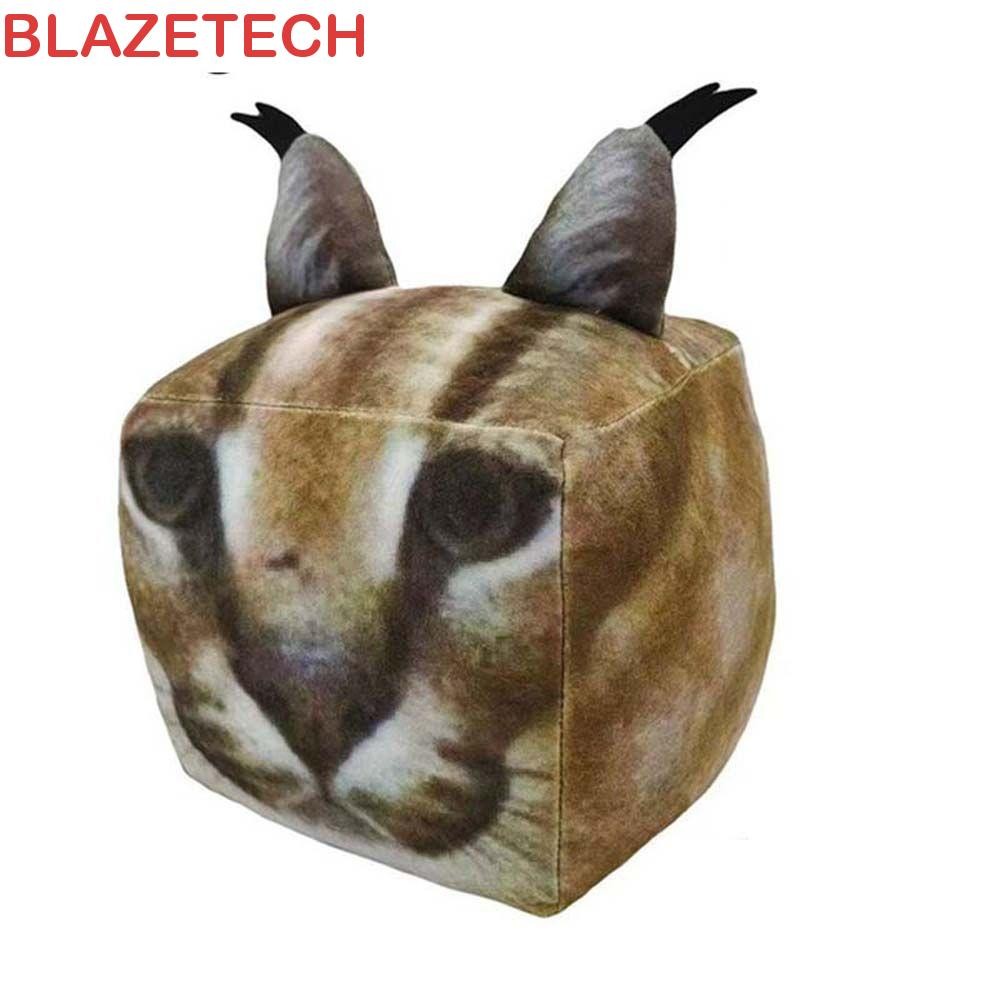 Blazetech Raise A Floppa ของเล่นตุ๊กตานุ่มของเล่นเด็กตุ๊กตาหมอนตกแต่งบ้าน Square Cat Floppa ตุ๊กตาของเล่น