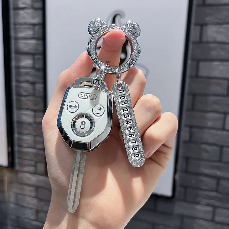 TPU Key Cover Fob for Subaru Forester Impreza Legacy Outback XV Smart 3 Button Car Key Case Protect 