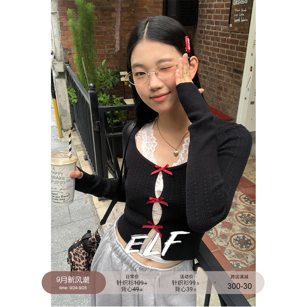 เสื้อแจ็คเก็ตสเวตเตอร์ดีไซน์สีดําหรูหรา Pre-Fall