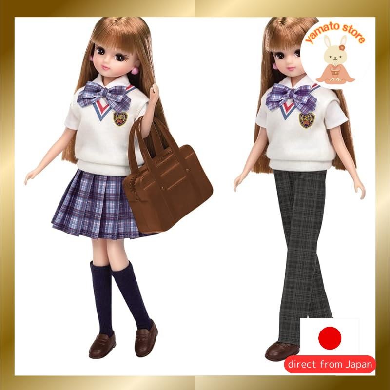 TAKARA TOMY Licca-chan Dress LW-08 Licca-chan Uniform Coordination Set Dress-Up Toy for Pretend Play Ages 3 and Up