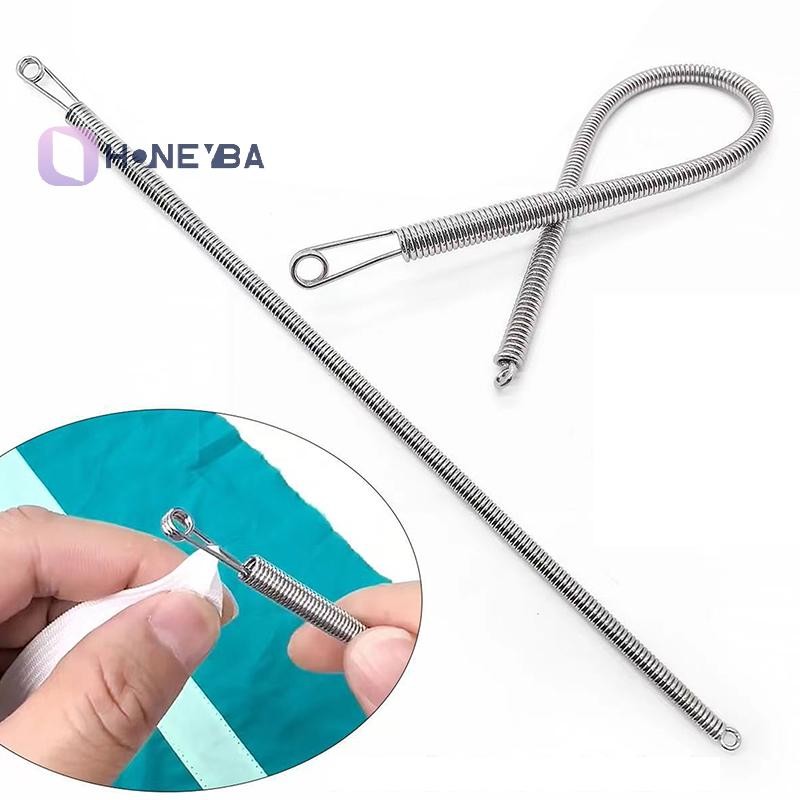 <Honeyby> ที่มีความยืดหยุ่น Drawstring Threader Quick Threading Spring Designed String Pull Tool อเนกประสงค์ Drawstring Stringing Tool Nice