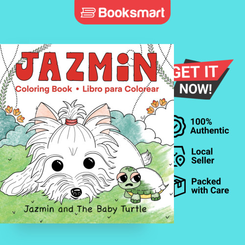 สมุดระบายสี Jazmin And The Baby Turtle - ปกอ่อน - อังกฤษ - 9798986856643