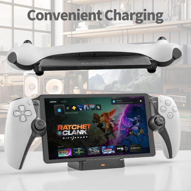 สําหรับ PS Portal แท่นชาร์จมือถือ Magnetic Type-C Streaming แท่นชาร์จมือถือสําหรับ PlayStation Portal - รูปที่ 6