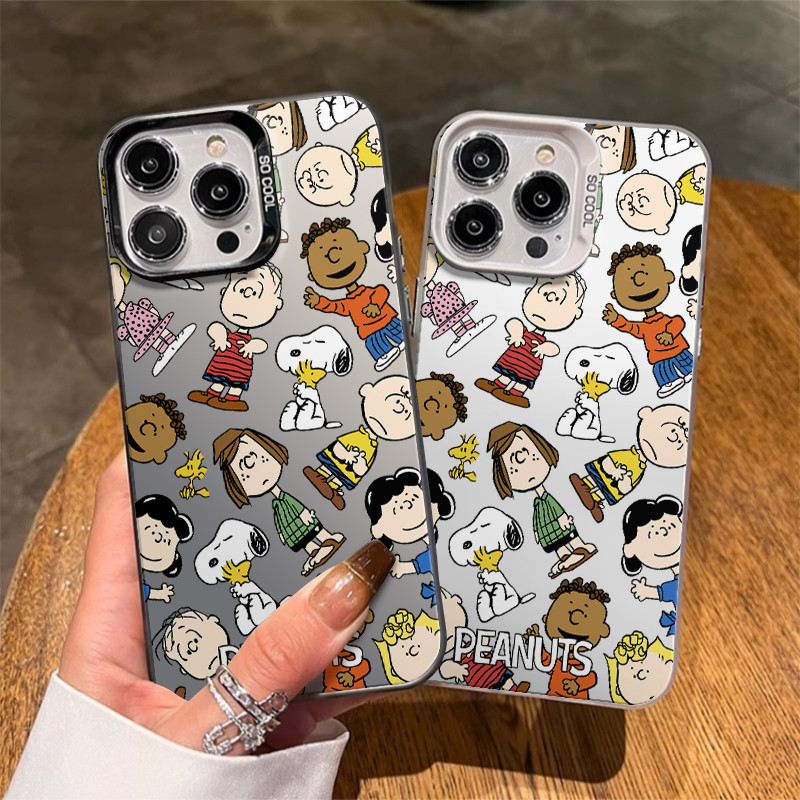 🔥ส่งจากไทย🔥เคสไอโฟน11 เคสไอโฟน 13 14 12 15 16 Pro Max Case For iPhone 7Plus 8+ XS Max XR Cute Snoopy