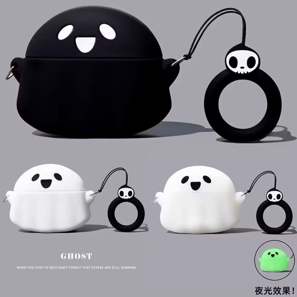Case for Sony WF-1000XM5 WF-1000XM4 Protective Silicone Ghost Cute Cartoon Covers 1000XM4 1000XM5 Wi