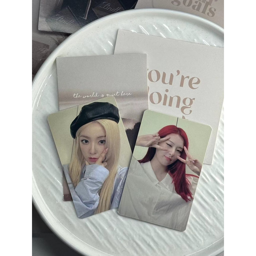 【Official card】red velvet Special bonus card red hair SeulGi blond hair Irene Brand new card