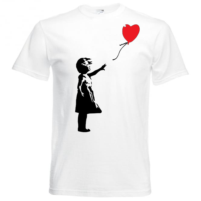 เสื้อยืดบุรุษบอลลูน Banksy