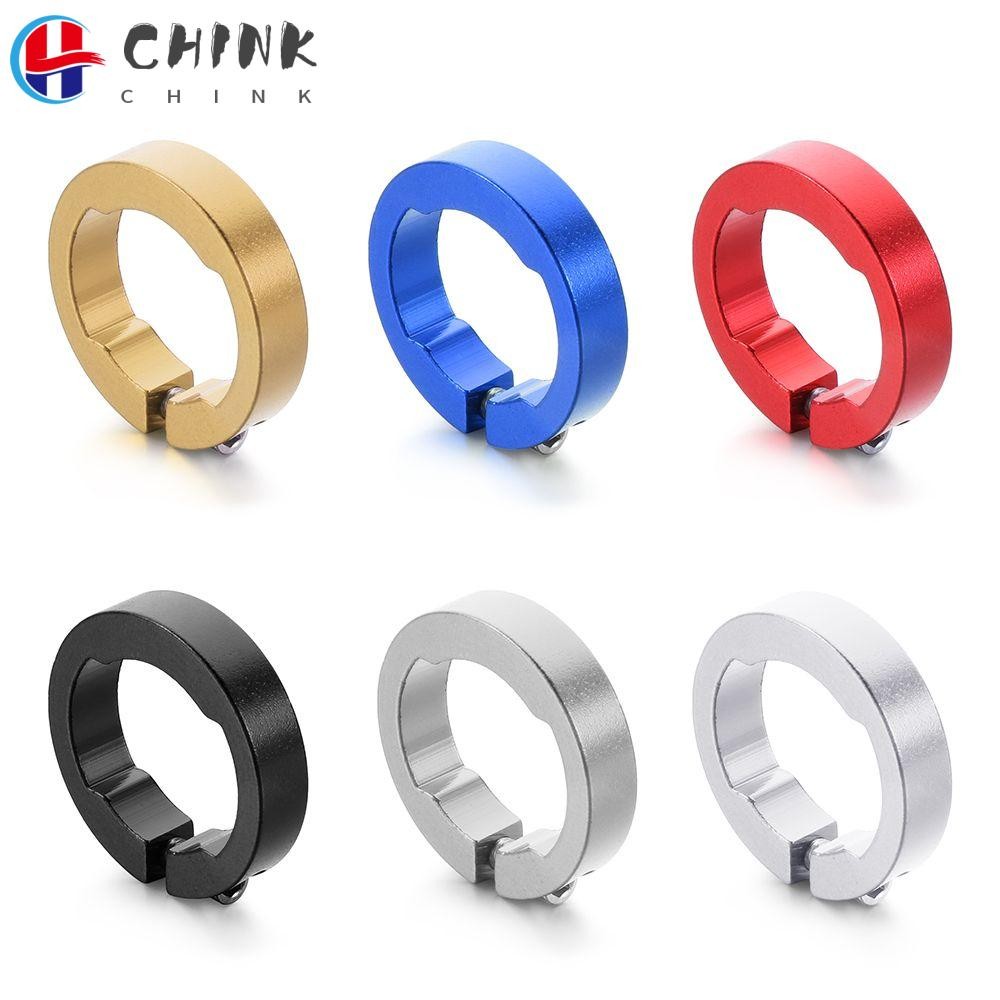 Chink แหวนล็อคปลายอลูมิเนียมอัลลอยด์จักรยานอุปกรณ์ปั่นจักรยานส่วนแฮนด์จักรยาน