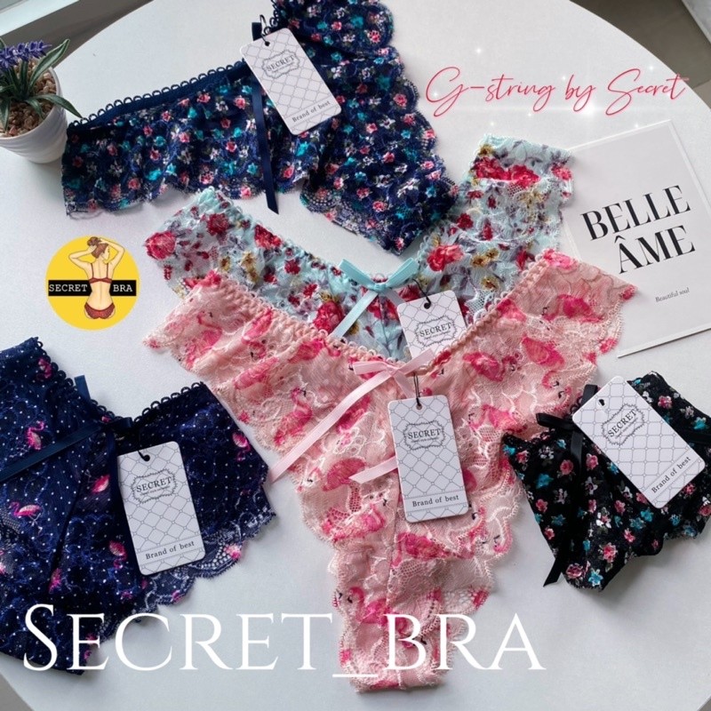 กางเกงใน secret bikini tanga Thong จีสตริง บิกินี่ เอวต่ำ เซ็กซี่ 8115,8114