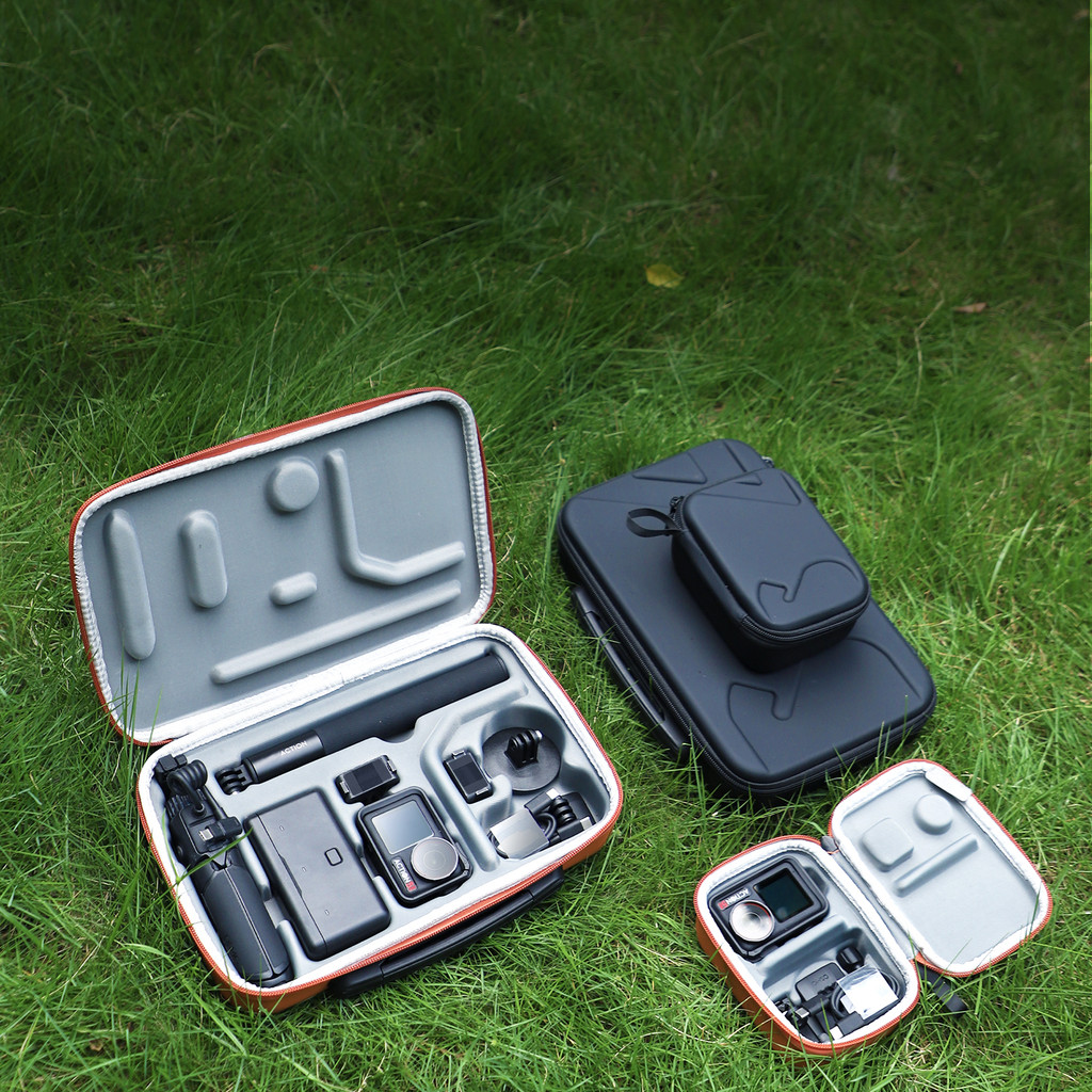 กระเป๋าเก็บกันน้ําสําหรับ DJI Action 5 Pro กระเป๋ากล้องกีฬา,พกพากระเป๋าเดินทางใช้งานร่วมกับ DJI Osmo Action 5 Pro/4/3 ผจญภัย Combo อุปกรณ์เสริม