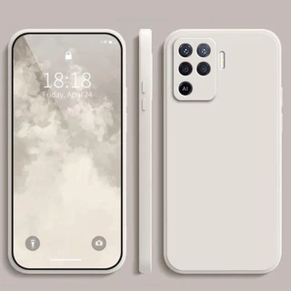 เคส OPPO A94 / Reno5F สีทึบ OPPO Reno5 F / A94 เคสซิลิโคนป้องกันการตกสีธรรมดาเรียบง่าย YT