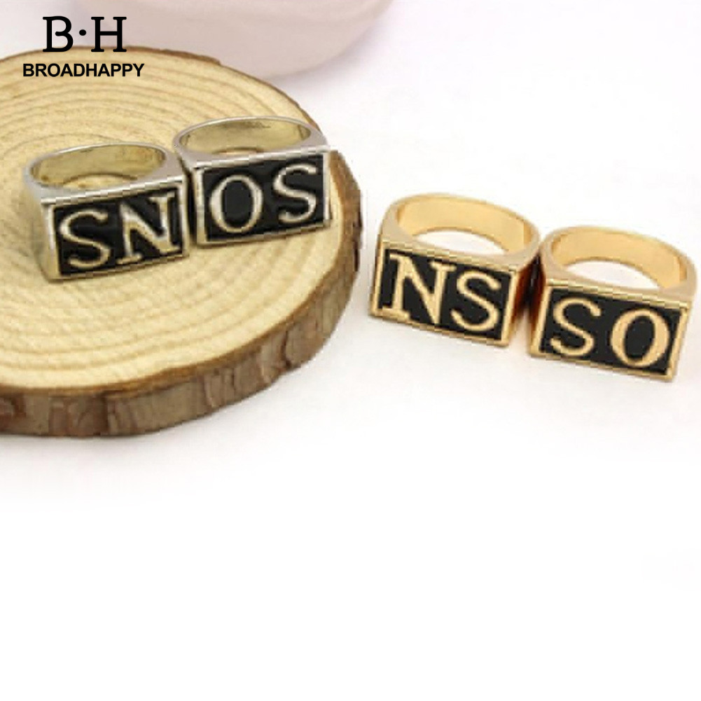 [BRO] 2 ชิ้น/เซ็ต Punk สแตนเลส Sons of Anarchy คู่แหวนนิ้วเครื่องประดับของขวัญ - รูปที่ 4