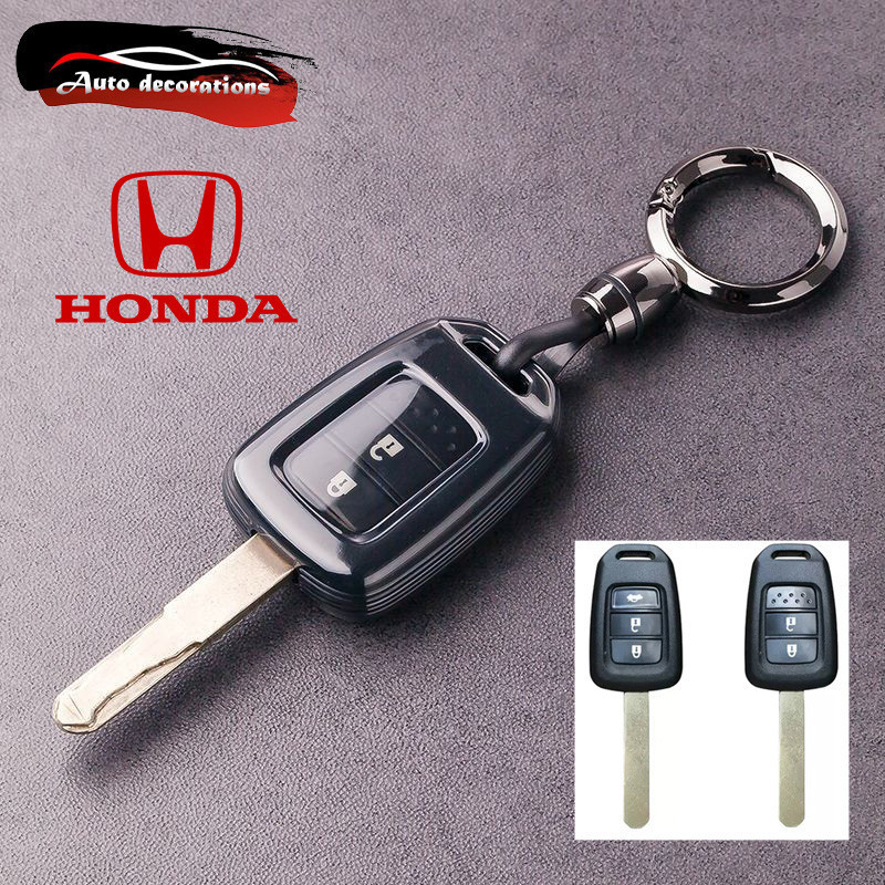 เคสกุญแจรถฮอนด้าสําหรับพวงกุญแจ Honda BRV/CITY Honda เปลือกกุญแจแบบใส
