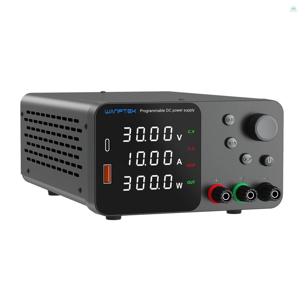 Yb1 Switching Power SupplyVariable DC Power Supply 30V 10A Bench Power Supply 4-Digits จอแสดงผล LED 