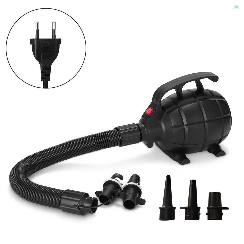 Yb1 Air PumpBlack Air Pumpแบบพกพาสะดวกขนาดเล็กในครัวเรือนCamping Utilityเครื่องมือAir Bed Air Mat Air Inflationเครื่องมือQuick Safety