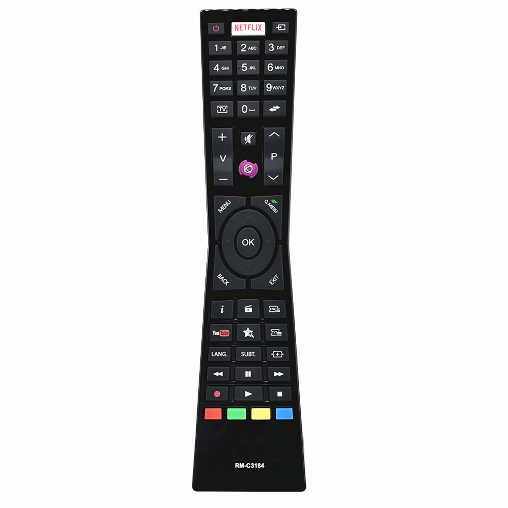 รีโมทคอนโทรลใหม่ RM-C3184 สําหรับ JVC สมาร์ททีวี Fit สําหรับ LT-55VU72A LT-55VU63k LT-32VH52K LT-39V