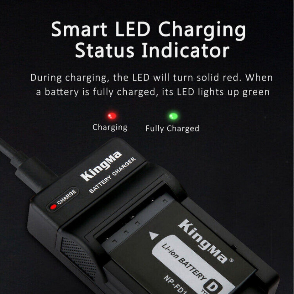 Kingma Sony NP-FG1 / NP-BG1 แบตเตอรี่ แท่นชาร์จ (ประกันศูนย์ 1 ปี)
