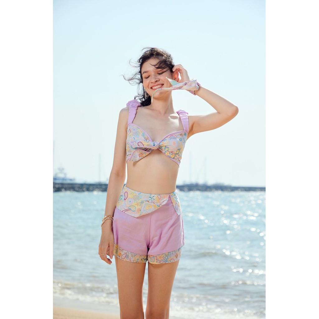 JELLYFISH TIE TOP – เสื้อไหล่ฟู ผูกโบว์หน้า ราคา ถูกที่สุด ดีลบีเคเค แกลเลอรีภาพที่ 7