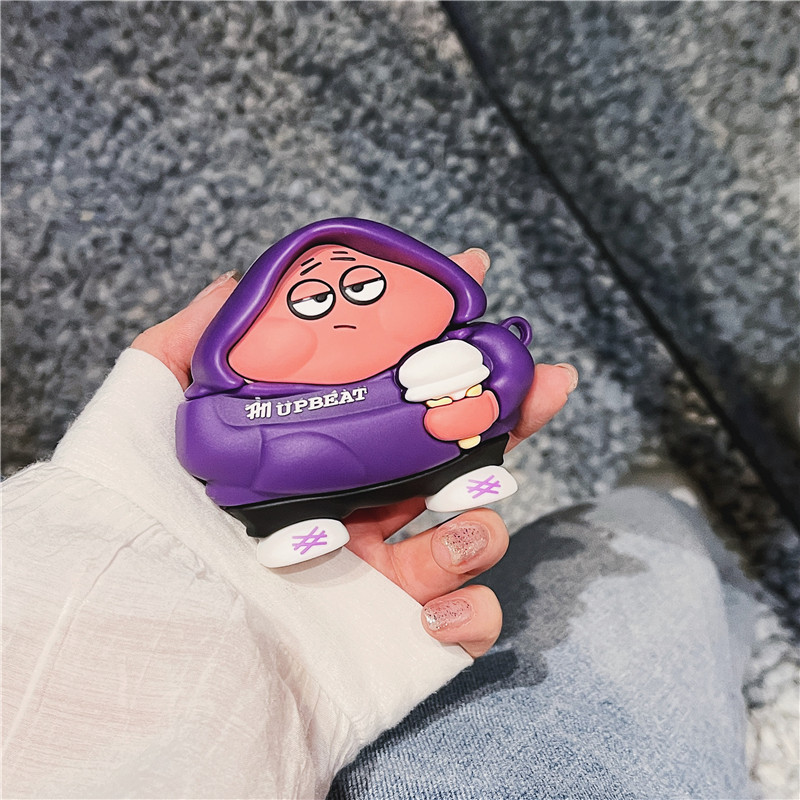 แฟชั่น3D เคสหูฟังการ์ตูนเข้ากันได้สําหรับ Ugreen HiTune S3 พร้อมตะขอ