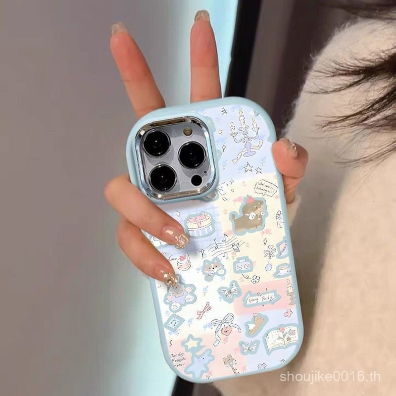 เคสโทรศัพท์มือถือสำหรับ iPhone 15Pro iphone14สนุก12MINI สร้างสรรค์ XS/XR 11/13กันกระแทกสำหรับผู้หญิง