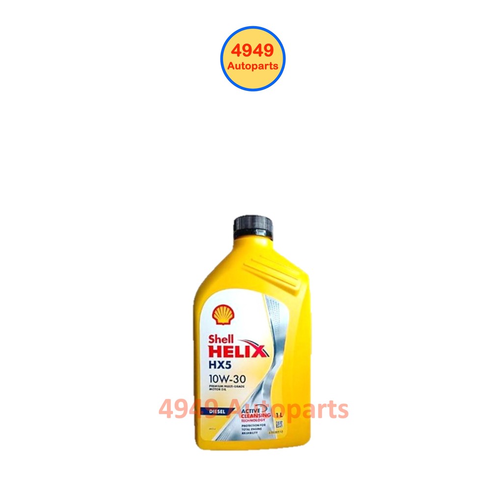 น้ำมันเครื่อง Shell เชลล์ HX5 10W-30 10W30 API CI-4 เครื่องยนต์ดีเซล มาตรฐาน 1L