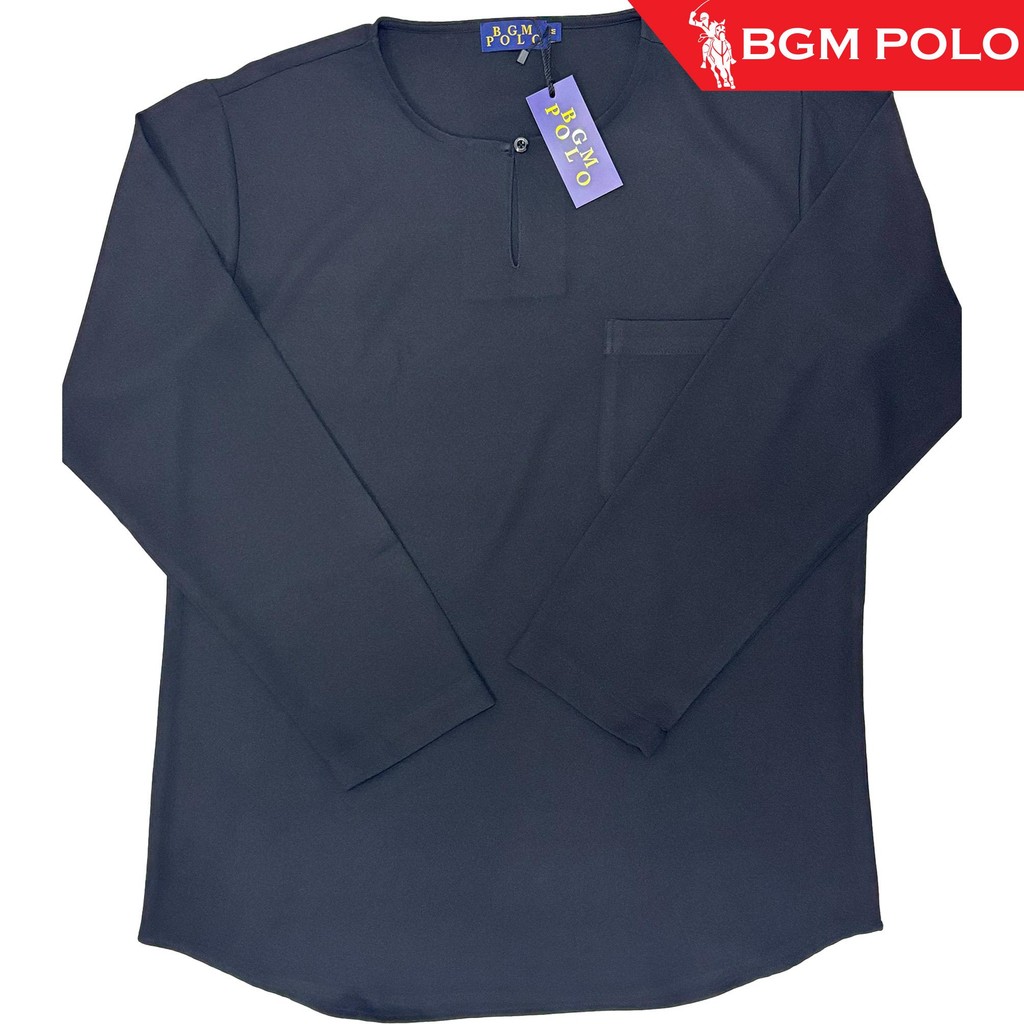 BGM POLO KURTA ARJUNA PLAIN LONG SLEEVE-BP-MK379KKL90-CNCT เสื้อผ้า