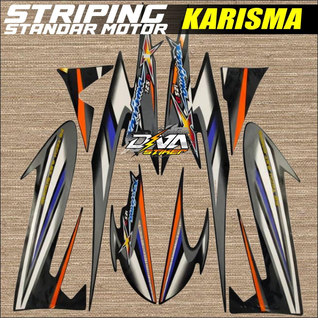 Honda karisma x 125 2006 สีดํา รายการเต็มแถบตัวถังมาตรฐาน คุณภาพดีที่สุด