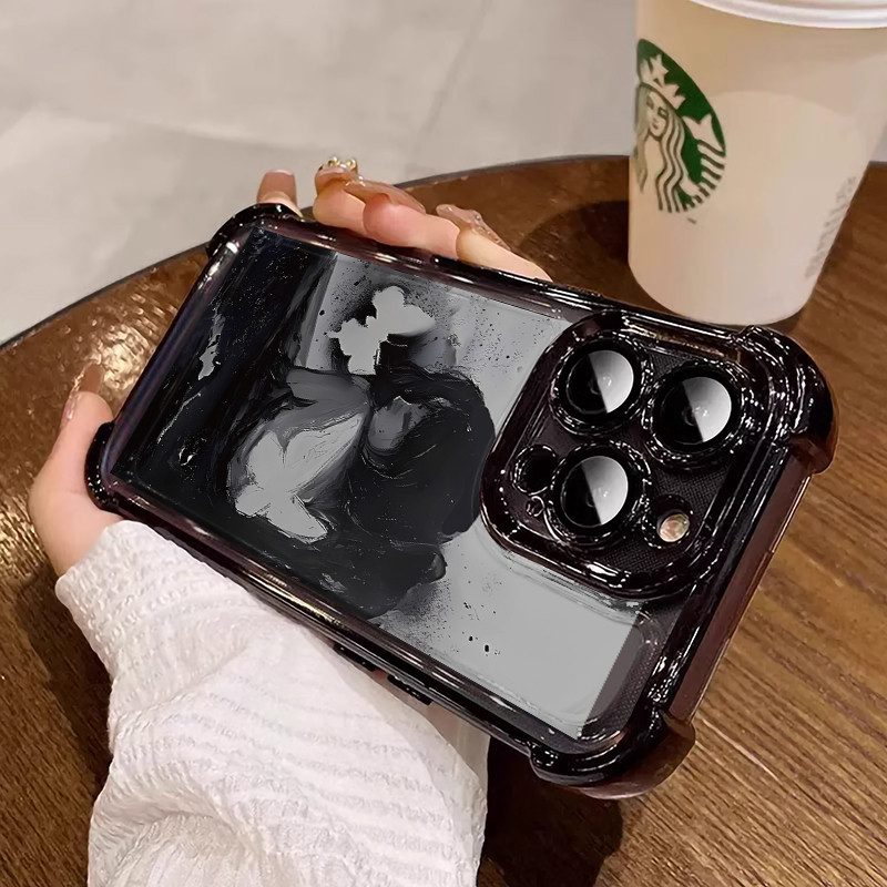 3 in1 กลับผีเสื้อสาวสําหรับVivo Y02S Y02 Y20 Y21S Y22S Y28 4G Y29 Y04 Y33S Y35 4G Y35 + Y27 เคสโทรศั