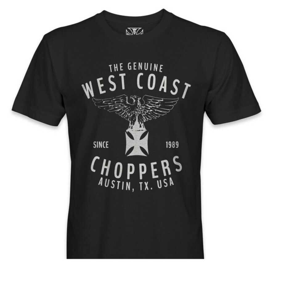พร้อมสต็อก West Coast Choppers Mens Racing T-Shirt 2025