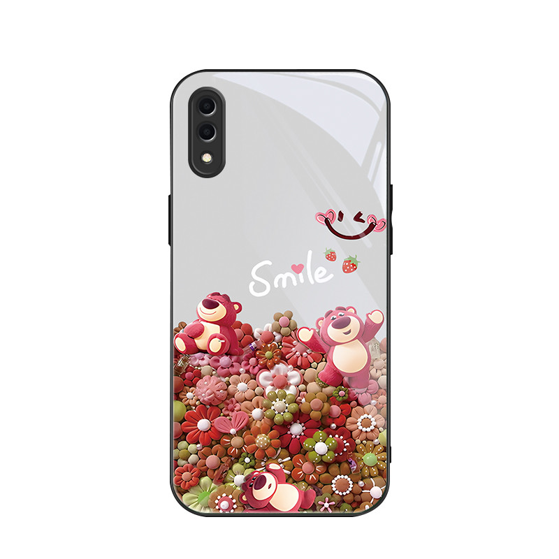 สําหรับ Samsung Galaxy A02/ Samsung M02 , หมียิ้ม, บุคลิกภาพอินเทรนด์, เคสป้องกันโทรศัพท์ป้องกันการต