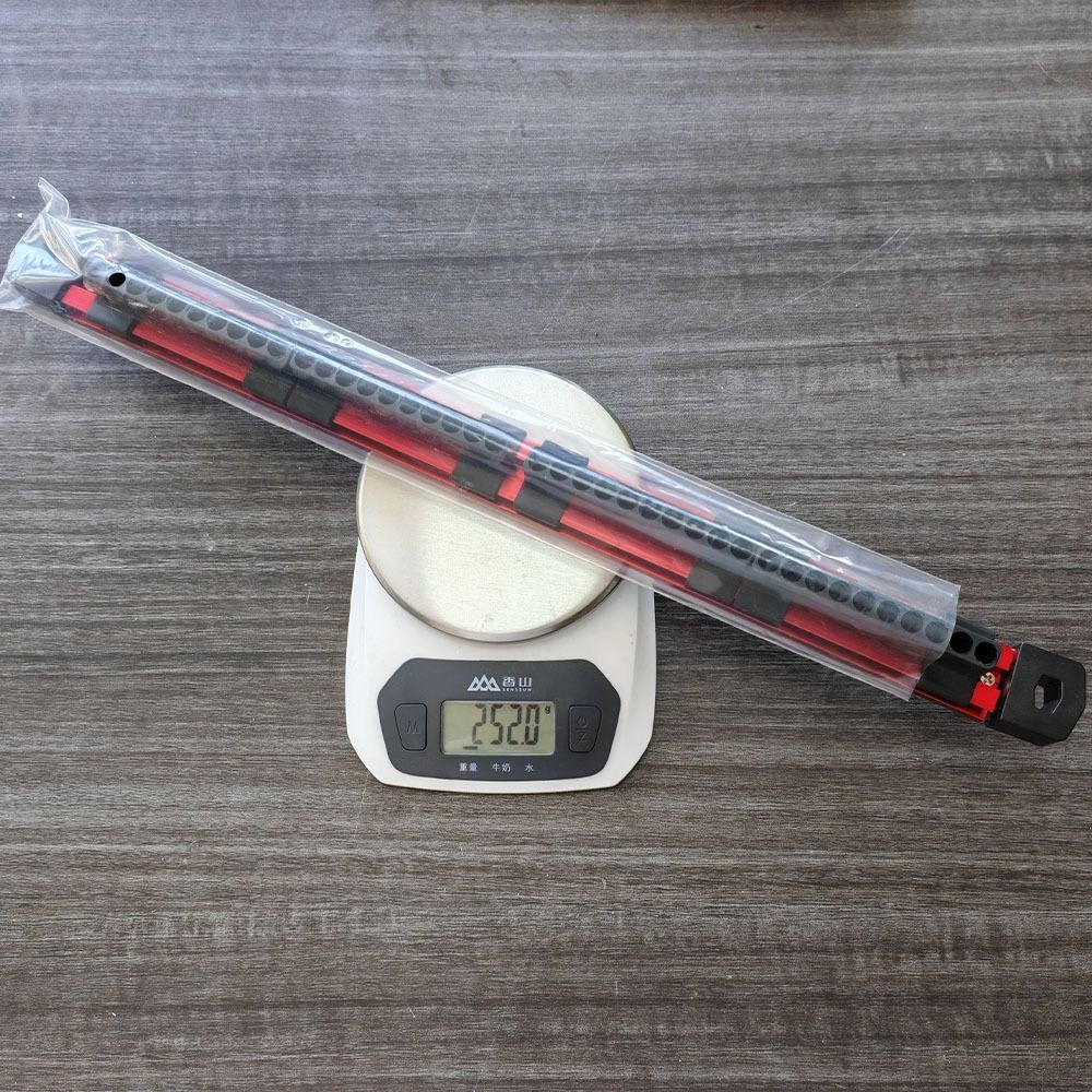 HGOUGVT 1 ชิ้นไขควง Bits Holder, ชุดหัว 40 หลุม Sleeve Storage Rack, อลูมิเนียมอัลลอยด์พร้อมแม่เหล็ก 6.35 มม.เครื่องมือ Organizer สําหรับช่างไฟฟ้าอุปกรณ์เครื่องมือ - รูปที่ 7