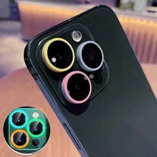 Luminous lens film ฟิล์มกล้องสำหรับ IPhone 17 13 15 11 14 16 Pro Max 14 15Plus 12 13mini ฟิล์มป้องกันเลนส์เรืองแสง