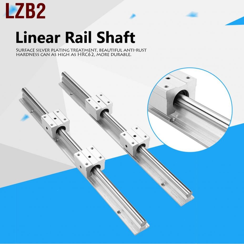 LZB2 LZBOI_28.TH-TH 2PCS SBR12 400 มม. 12 มม. เส้นสไลด์เส้นแนวเพลา 4PCS SBR12UU แบริ่งบล็อก GooeQuip