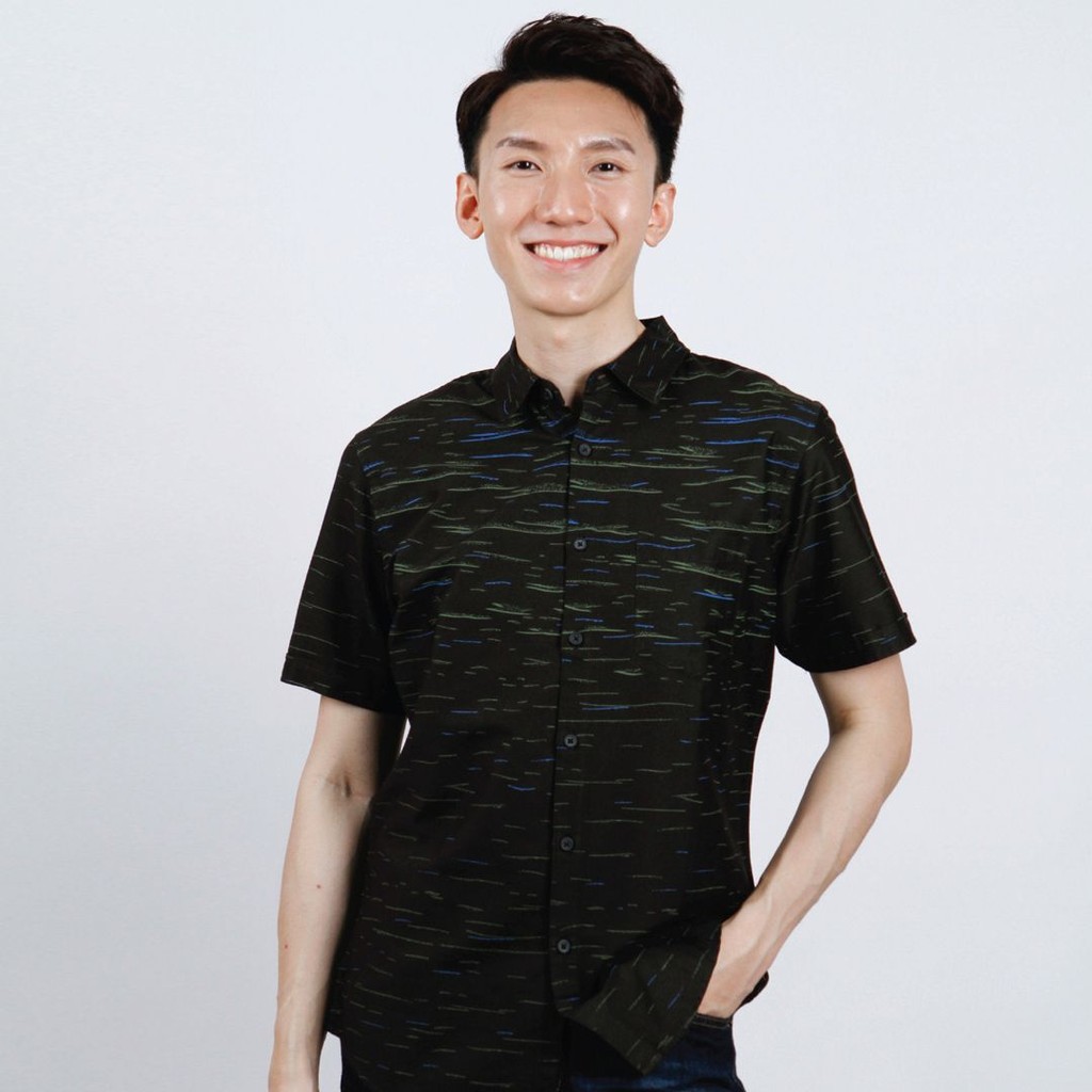 DAPPER เสื้อเชิ้ตลําลองผู้ชาย - TX8449P