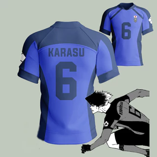 เสื้อยืดอะนิเมะคอสเพลย์ Blue Lock Team Eleven Isagi Yoichi แขนสั้นพิมพ์ลาย 3D