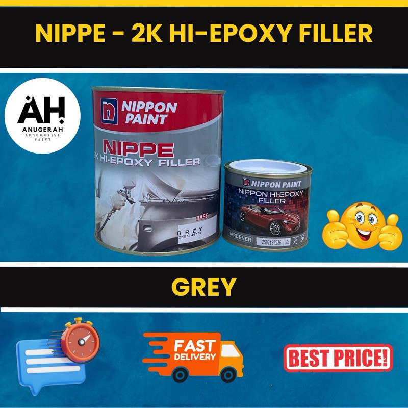 Nippon Paint / Nippe 2K HI-Epoxy Filler (1 ลิตร / ชุด)