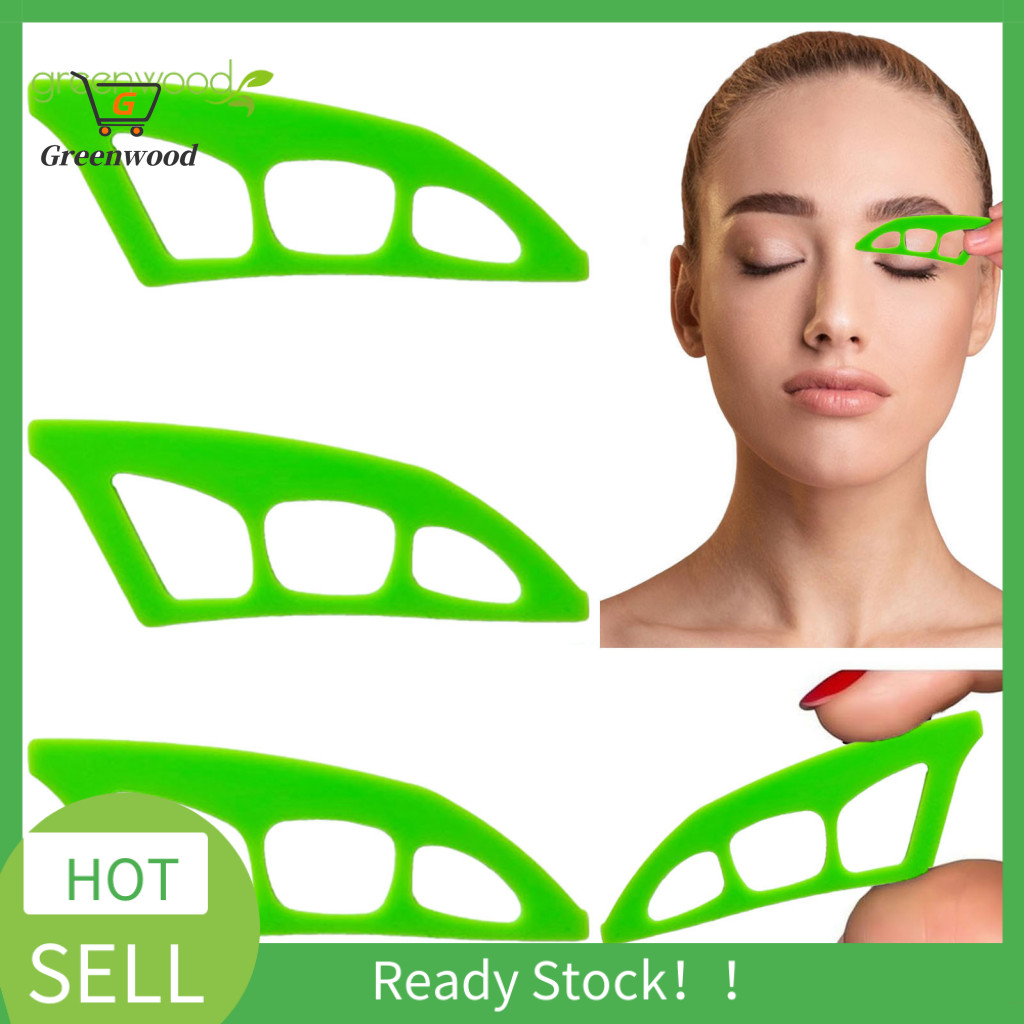 GRE Eye Shadow Template Eye Shadow Guide ซิลิโคนอายแชโดว์ชุดเครื่องมือลายฉลุสําหรับ Quick Easy Eye แ