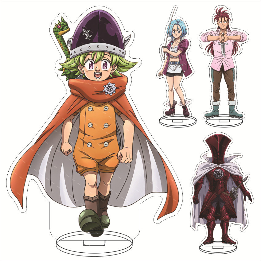 Four Knights of the Seven Deadly Sins Apocalypse Apocalypse Apocalypse Acocalypse อะคริลิคขาตั้งใหญ่