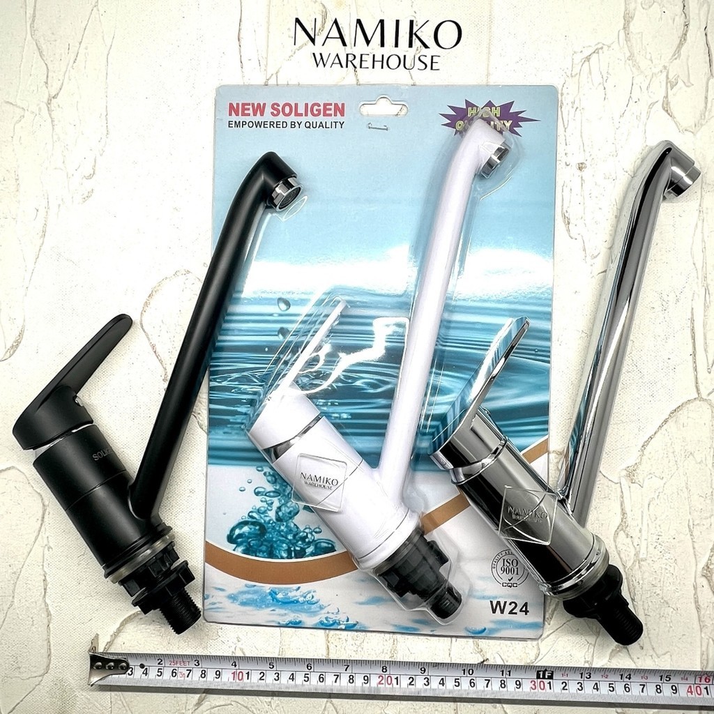 SOLIGEN ก๊อกอ่างล้างจานคอยาว PVC W24 NAMIKO WAREHOUSE