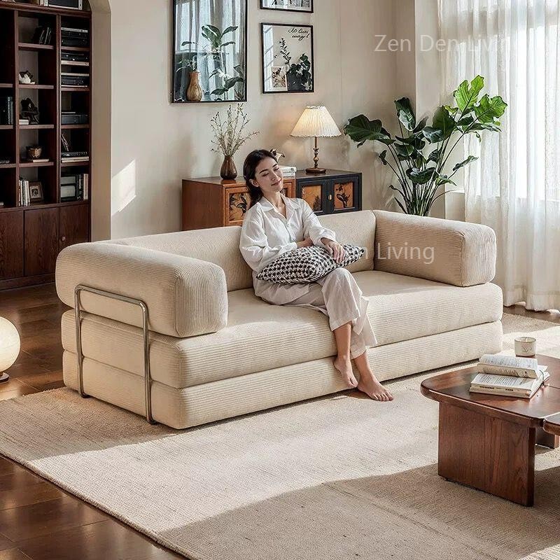 ApeHome Teddy sofa เตียงโซฟาบีบอัดโซฟาห้องนั่งเล่นพักผ่อนพับมัลติฟังก์ชั่