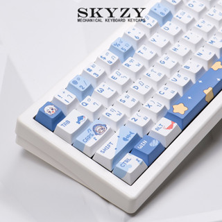 Gawr Gura Keycaps ภาษาไทย Cherry Profile Hololive อะนิเมะ PB…