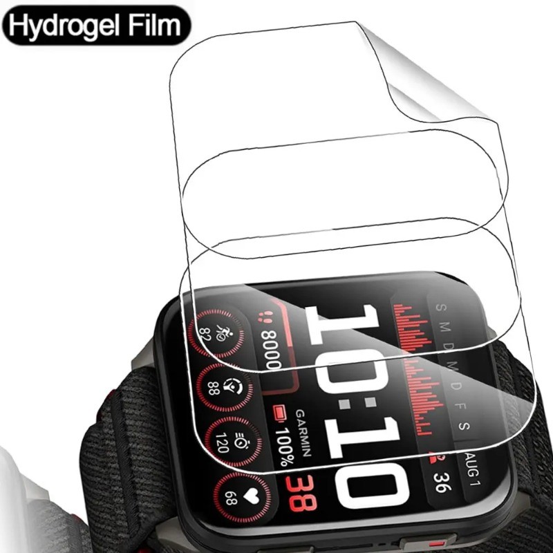 1-3PCS Full Cover HD Clear Soft Hydrogel ฟิล์มสําหรับ Garmin Venu X1 Anti-Glare Soft Film Garmin Venu X1 สมาร์ทนาฬิกาป้องกันหน้าจอ