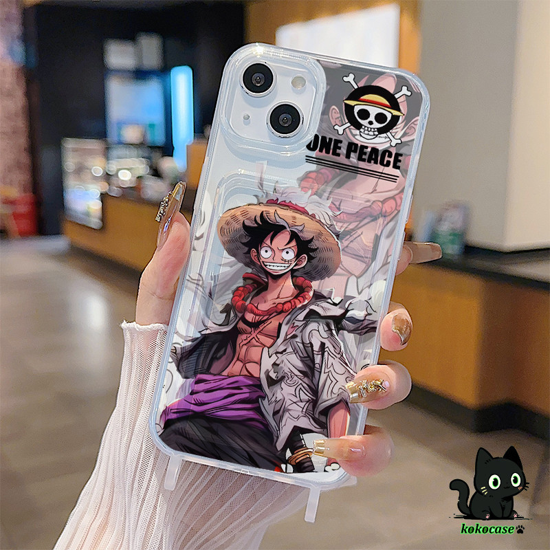 ใช้ได้ Iphone 11 13 12 14 15 16 Pro MAX 8 7 Plus X XR XS MAX 16plus เคสโทรศัพท์โปร่งใส  pirate พร้อมช่องใส่บัตร