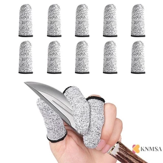 KNMSA] 10 ชิ้นอินเทรนด์ Finger Cots Finger Sleeve Protectors Reusable Finger Covers Protection Cots สําหรับเย็บอุปกรณ์ ศนเดิมคอเต่า
