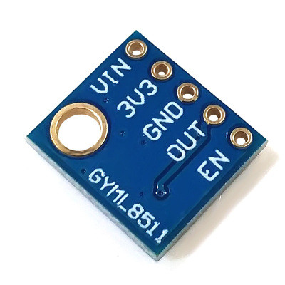 GY-8511 โมดูลเซ็นเซอร์อัลตราไวโอเลต GY-ML8511 เซ็นเซอร์ UV เอาต์พุตอะนาล็อก Breakou