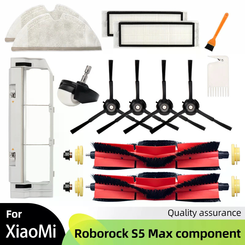 สําหรับ Xiaomi 1S Roborock S5 S5 Max S6 S6 MaxV S6 Pure E4 E5 เครื่องดูดฝุ่นอุปกรณ์เสริมหลักแปรงด้าน